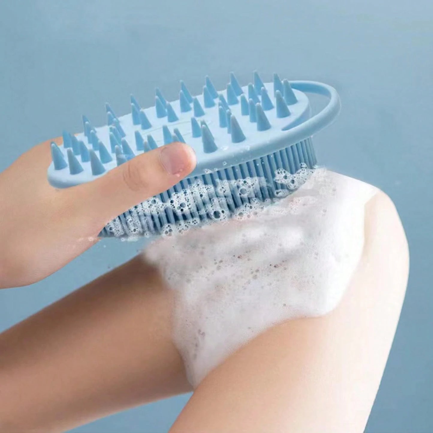 Boutique Silicone Body Brush, Exfoliating Body Scrubber, Silicone Body Scrubber Loofah, Silicone Bath Brush, Soft Exfoliating Body Bath Shower Scrubber Adults All Kinds Of Skin OV2D