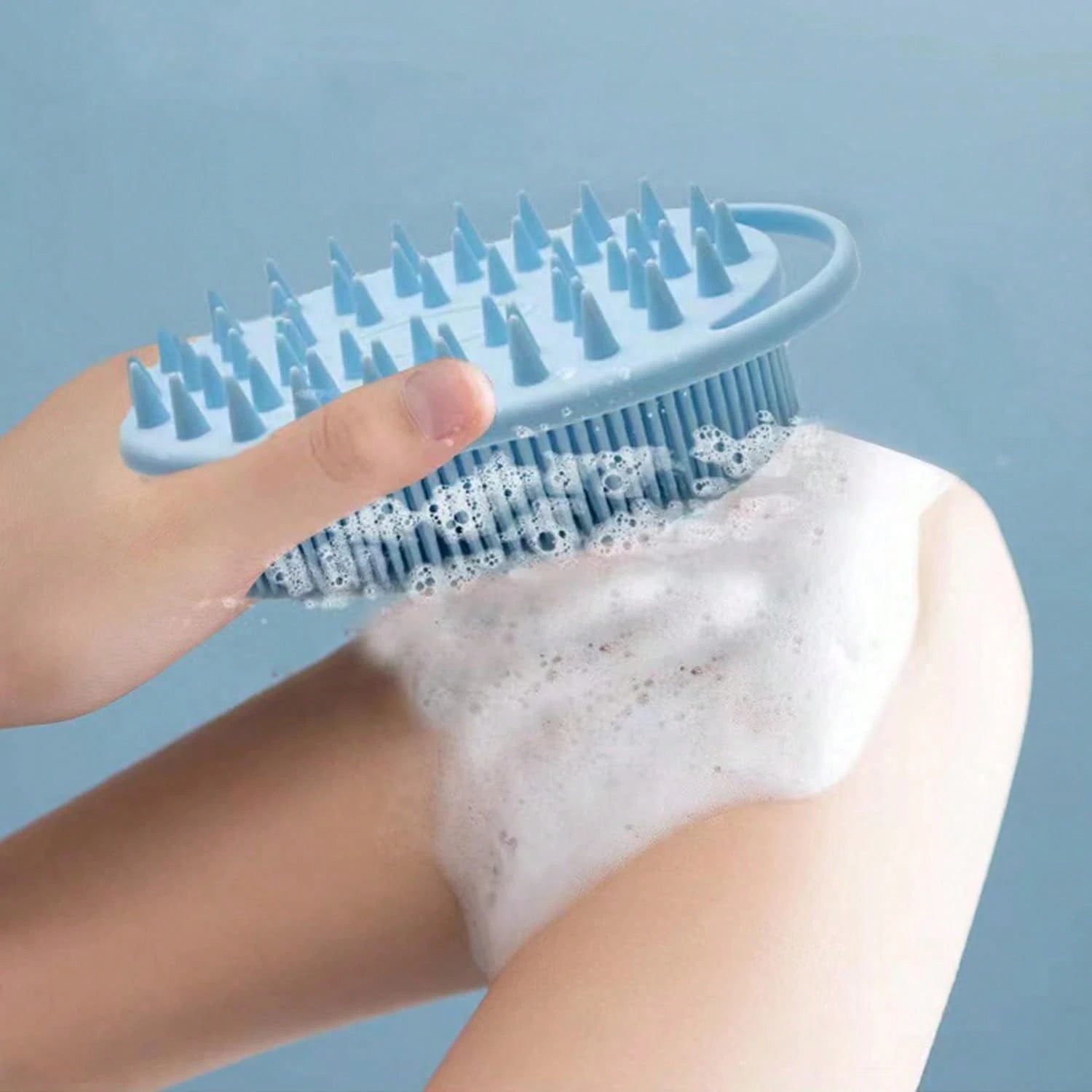 Boutique Silicone Body Brush, Exfoliating Body Scrubber, Silicone Body Scrubber Loofah, Silicone Bath Brush, Soft Exfoliating Body Bath Shower Scrubber Adults All Kinds Of Skin OV2D