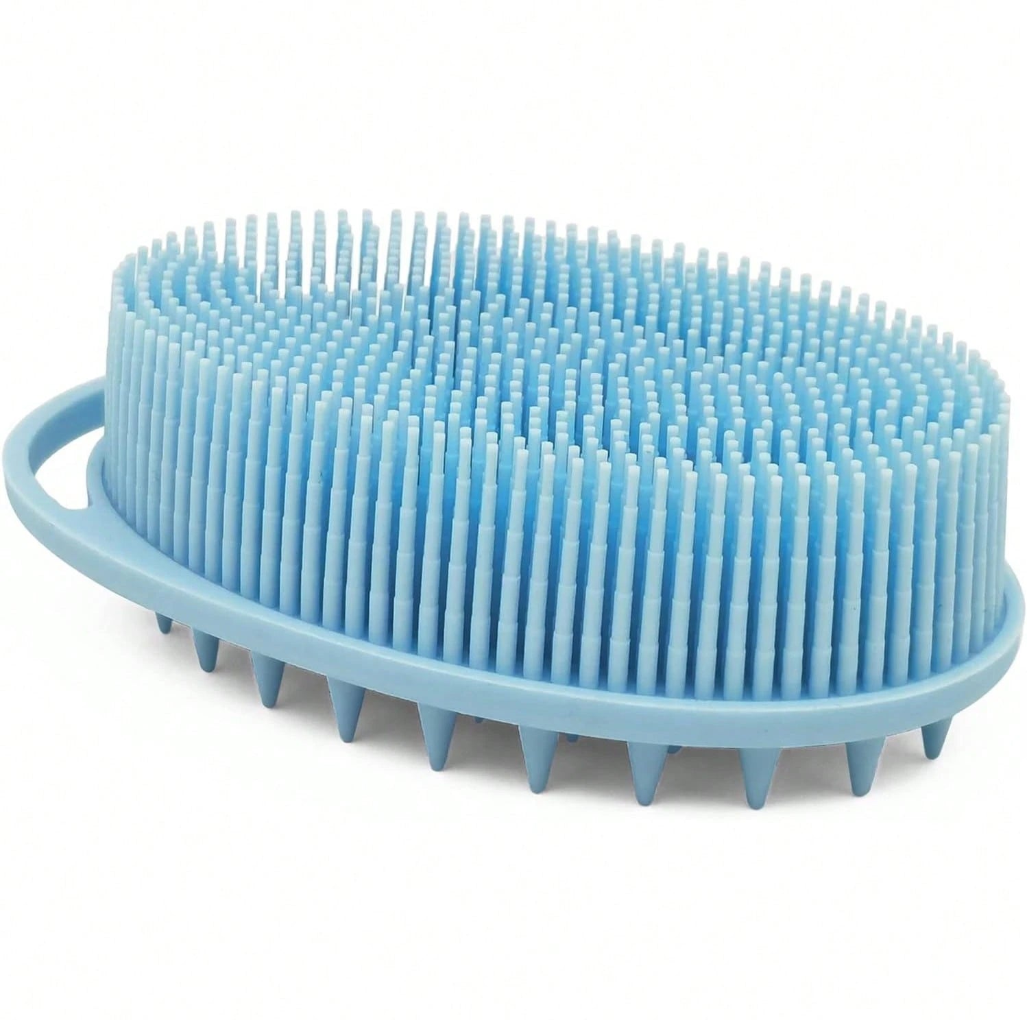 Boutique Silicone Body Brush, Exfoliating Body Scrubber, Silicone Body Scrubber Loofah, Silicone Bath Brush, Soft Exfoliating Body Bath Shower Scrubber Adults All Kinds Of Skin OV2D