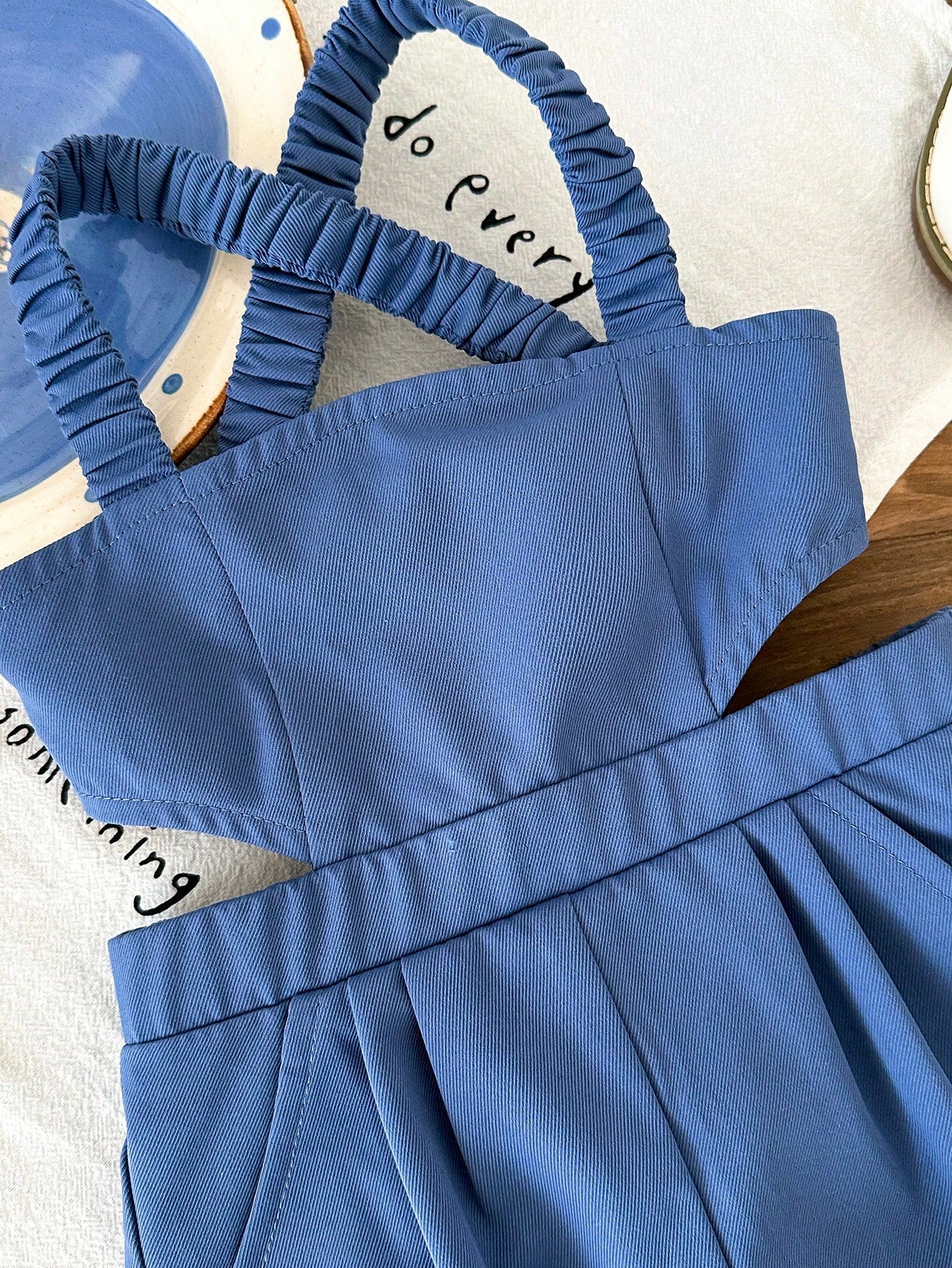 Bubblio Baby Girls' Criss-Cross Backless Jumpsuit With Bow, Fashionable Casual Streetwear, Easter Gift Sthings For Baby, Baby Girl
