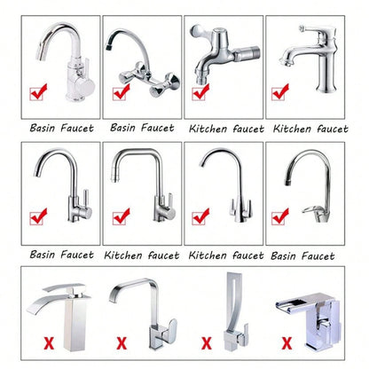 BueDeHai 6PCS Universal Faucet Water Filter Cartridges Kitchen Tap Purifier Replacement Easy Installation Long Lasting Filtration For Home Office Restaurant Use