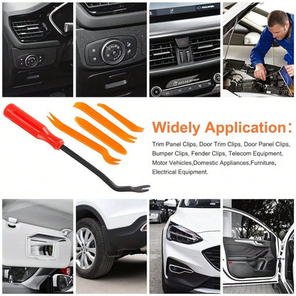 Bumper Clips Car Clips Plastic Rivets And 5 Fastener Removers Fasteners Push Retainer Kit Auto Push Pin Rivets Set