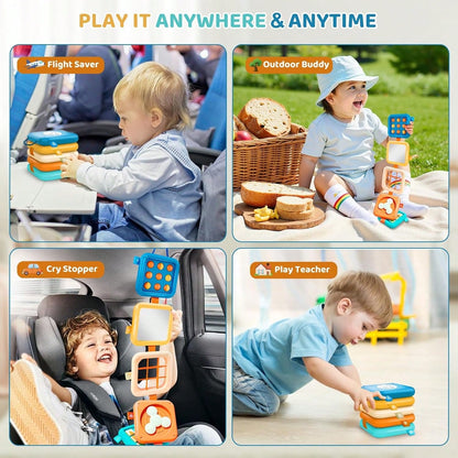 Busy Board For 1 Year Old, Travel Toysfor Toddler 1-3 On Plane Car, MontessoriBusy Board Busy Cube, Toys For 1 YearOld Boy Girl, Valentine Gifts For Kids
