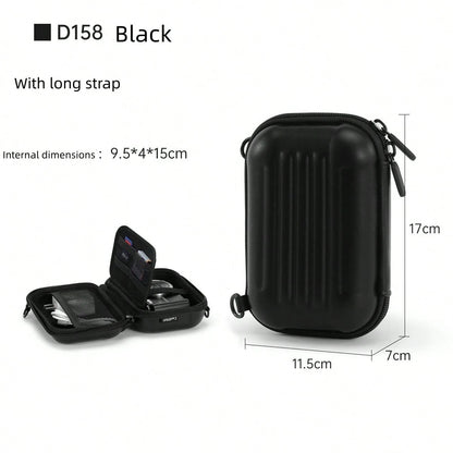 Camera Case For Digital Video Cameras Storage Holder Bag Shockproof Waterproof PU Leather Storage Bag Camera Accessories Free Extr Long Strap Included