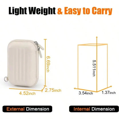 Camera Case For Digital Video Cameras Storage Holder Bag Shockproof Waterproof PU Leather Storage Bag Camera Accessories Free Extr Long Strap Included