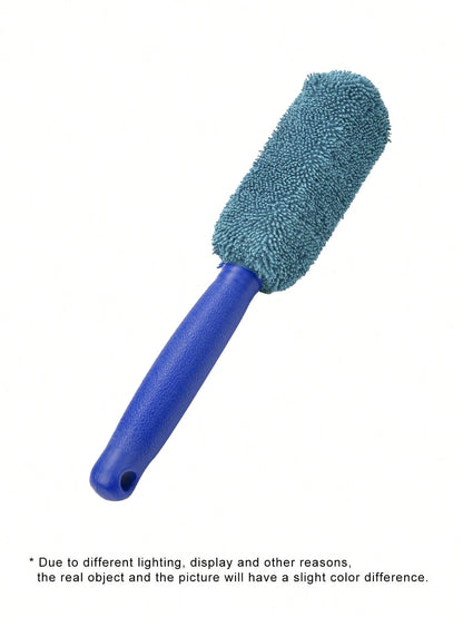 Car Cleaning Brush, Lightweight Polyester Wheel Rim Cleaning Tool, Efficient Car Detail Maintenance, Tire Care Accessories, Car Washing Equipment, Car Wheel Brush, Car Wheel Rim And Tire Cleaning Brus