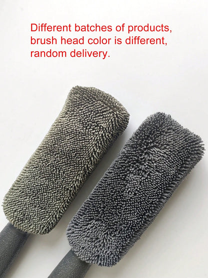 Car Cleaning Brush, Lightweight Polyester Wheel Rim Cleaning Tool, Efficient Car Detail Maintenance, Tire Care Accessories, Car Washing Equipment, Car Wheel Brush, Car Wheel Rim And Tire Cleaning Brus