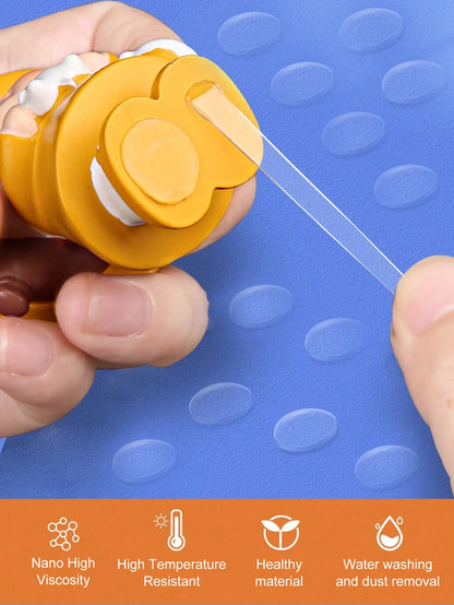 Car Double Sided Adhesive Dots,Mounting Putty,Clear Traceless Car Double-Sided Sticker, Double Sided Sticky Dots Removable Sticky Dot Clear Sticky Tack For Wall Pictures Hanging No Trace Strong Adhesi