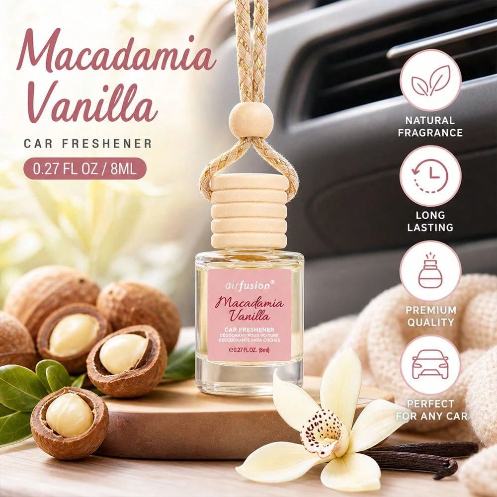 Car Hanging Ornament Diffuser Oil, Home Air Freshener, 17 Fruity,Floral,Citrus,Gourmand Scents: Cherry Blossom, Vanilla, Coffee, Citrus, New Car, Bedroom/Bathroom/Living Room/Toilet/Hotel/Closet, Arom