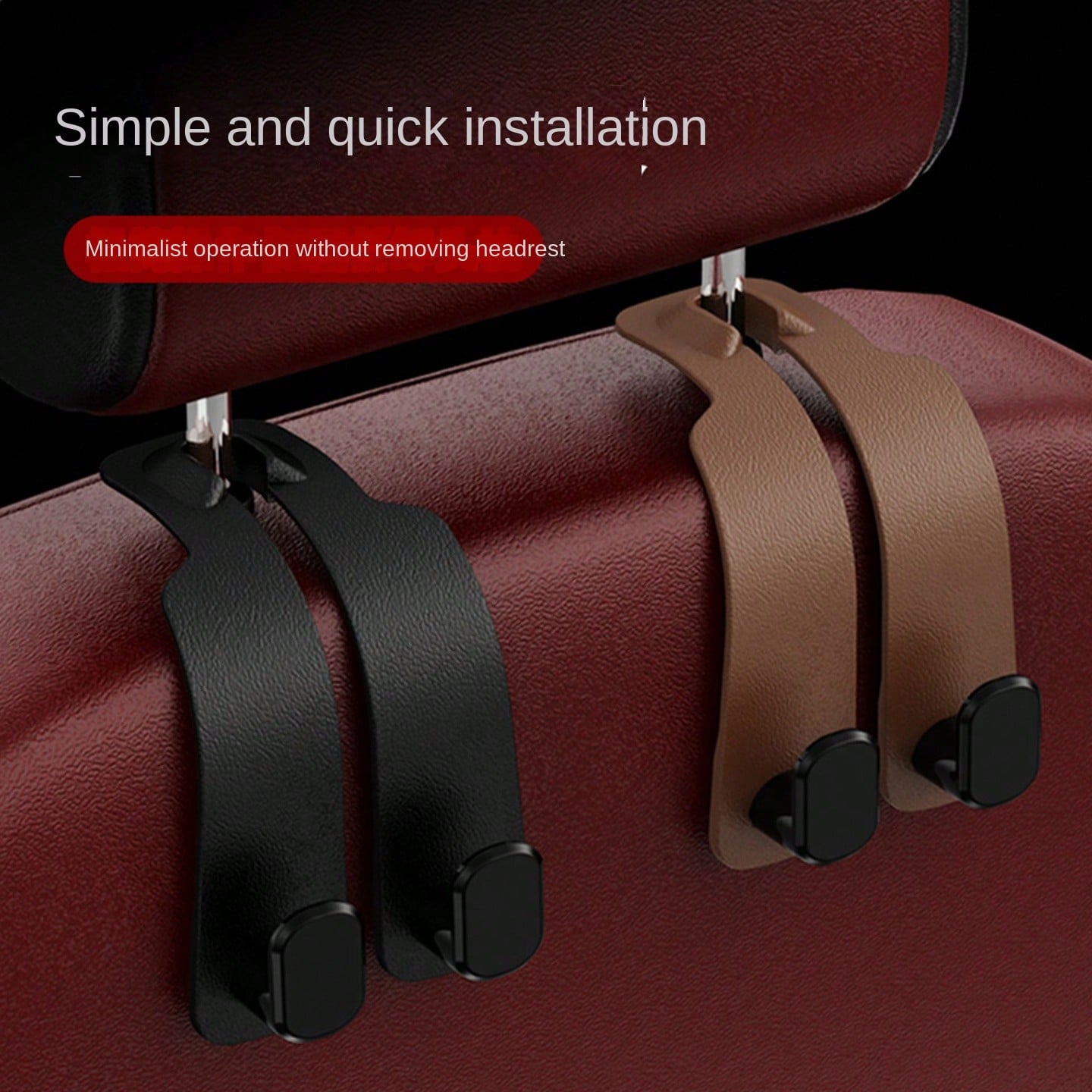 Car Headrest Hook, Bag Holder, Seat Back Storage Rack, Clip, Car Fixed Hook, Car