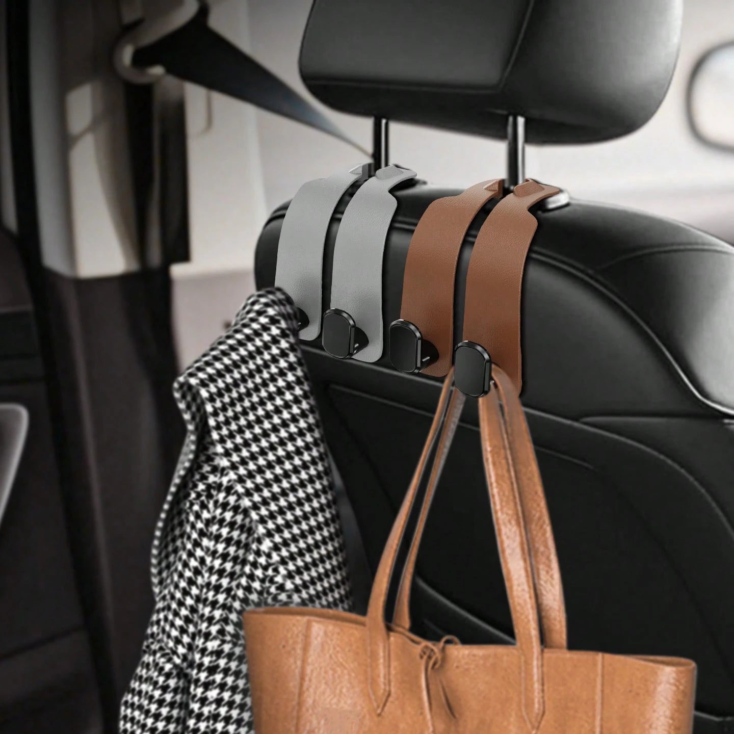 Car Headrest Hook, Bag Holder, Seat Back Storage Rack, Clip, Car Fixed Hook, Car