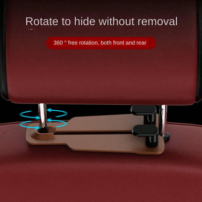 Car Headrest Hook, Bag Holder, Seat Back Storage Rack, Clip, Car Fixed Hook, Car