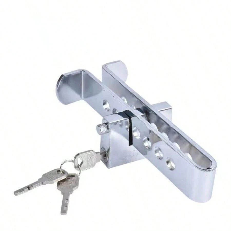 Car Hidden Brake Clutch Anti-Theft Lock- 3 Keys Security Tool For Pedal Protection, Automobile Safety