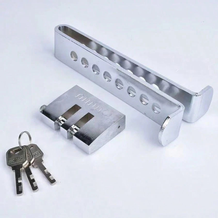 Car Hidden Brake Clutch Anti-Theft Lock- 3 Keys Security Tool For Pedal Protection, Automobile Safety