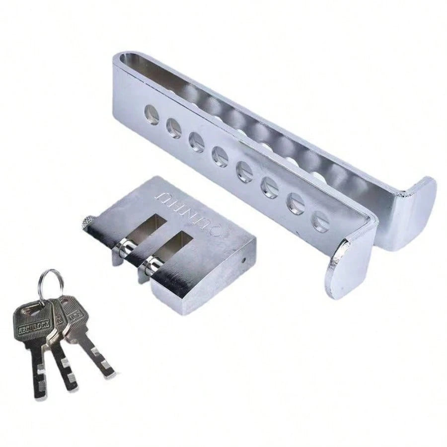 Car Hidden Brake Clutch Anti-Theft Lock- 3 Keys Security Tool For Pedal Protection, Automobile Safety