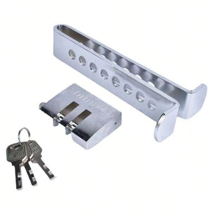 Car Hidden Brake Clutch Anti-Theft Lock- 3 Keys Security Tool For Pedal Protection, Automobile Safety