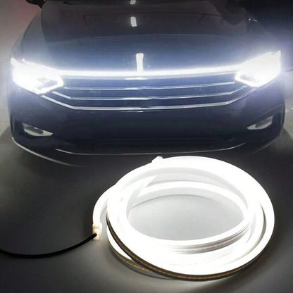 Car Hood Led Strip,5FT Led Strip Lights For Car Hood,Car LED Lights Flexible LED Hood Light Strip Engine Hood Guide Decorative Light Bar, Waterproof Hood Beam Light Strip