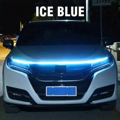 Car Hood Led Strip,5FT Led Strip Lights For Car Hood,Car LED Lights Flexible LED Hood Light Strip Engine Hood Guide Decorative Light Bar, Waterproof Hood Beam Light Strip