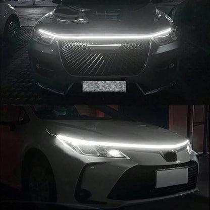 Car Hood Led Strip,5FT Led Strip Lights For Car Hood,Car LED Lights Flexible LED Hood Light Strip Engine Hood Guide Decorative Light Bar, Waterproof Hood Beam Light Strip