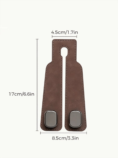 Car Hook, Car Seat Back Double Hook, Multifunctional Car Rear Seat Mobile Phone Holder
