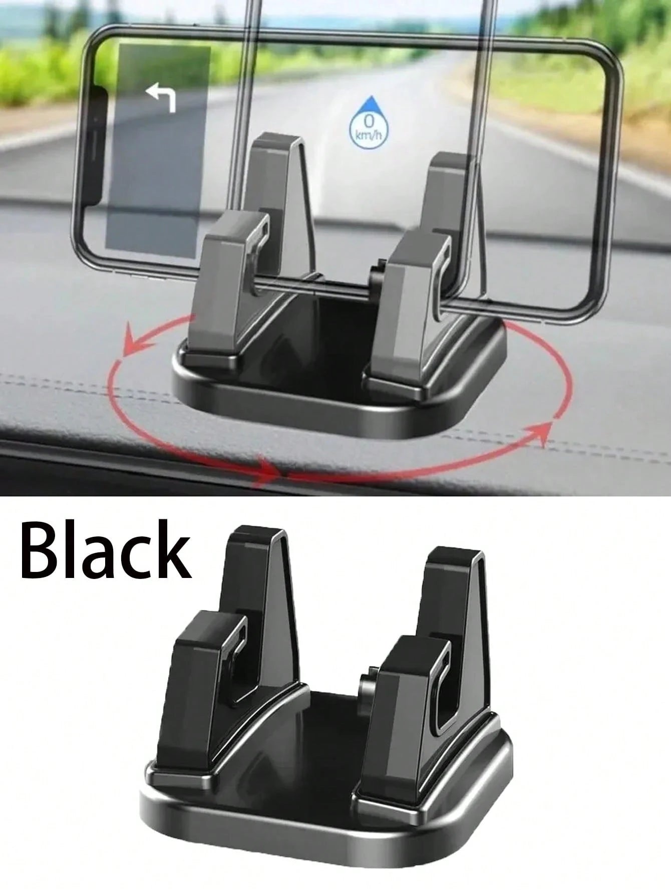 Car Phone Holder Stick To Dashboard Silicone Bracket Phone Stand Car Dashboard GPS Stable Phone Supports