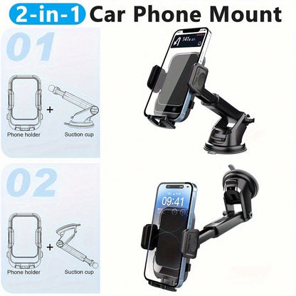 Car Phone Holder With Suction Cups, For New Accessories, Offering A Unique Driving Experience.