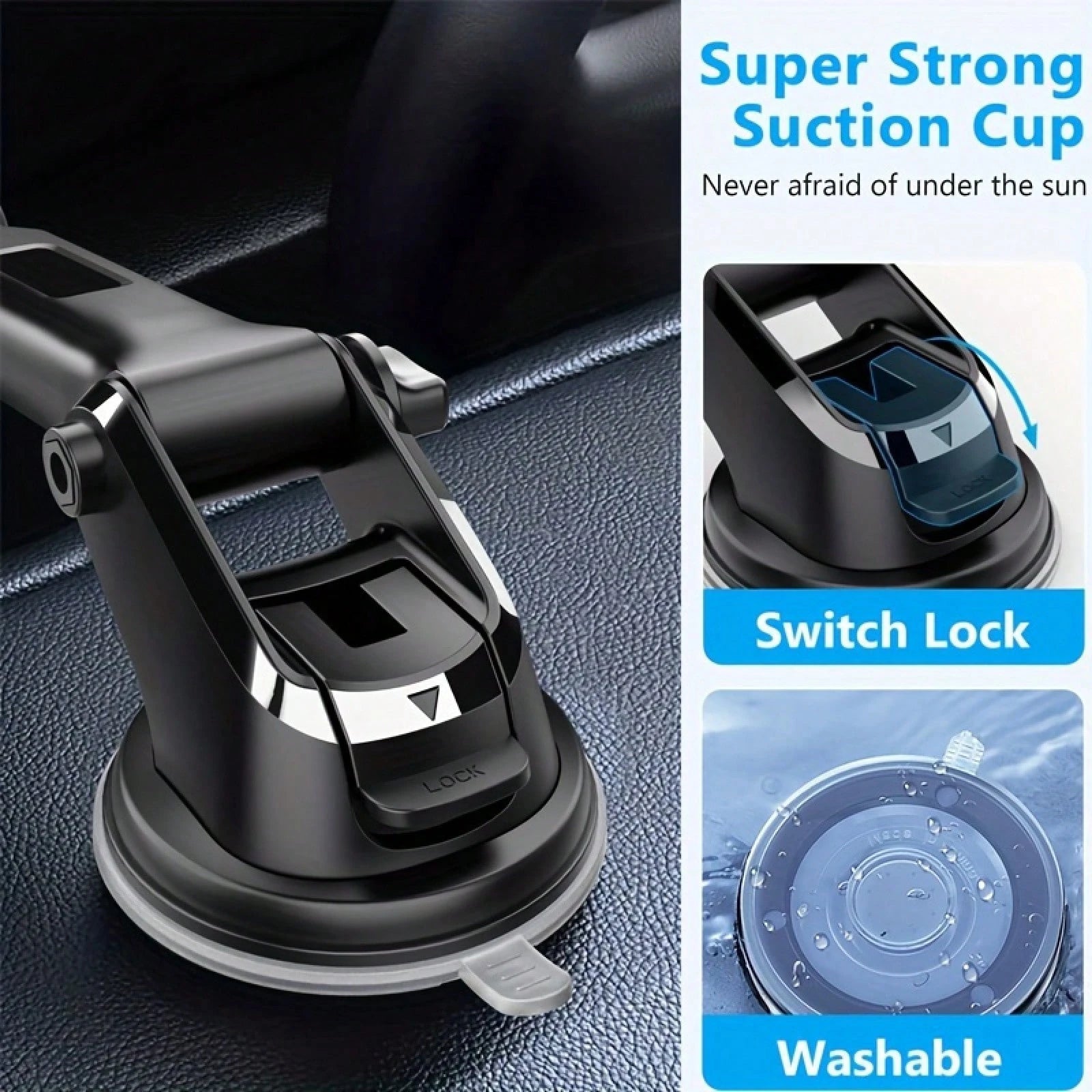 Car Phone Holder With Suction Cups, For New Accessories, Offering A Unique Driving Experience.