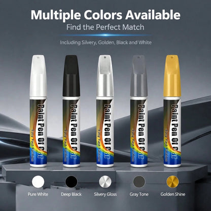 Car Scratch Repair Pen, Automotive Touch Up Paint For Minor Scratches & Chips, Quick Fix Auto Paint Pen For Cars, Trucks, SUVs, Easy DIY Scratch Remover,Black,White,Gray,Silver,Gold