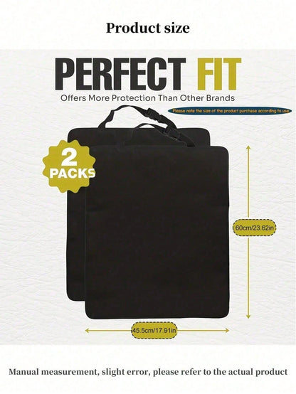 Car Seat Back Kick Mat- Car Interior Kick Mat, Anti-Wear, Anti-Stain, Anti-Dirt, Easy To Clean, Black, Car Seat Protection| Car Protection Products| Seat Covers, Rear Seat Covers