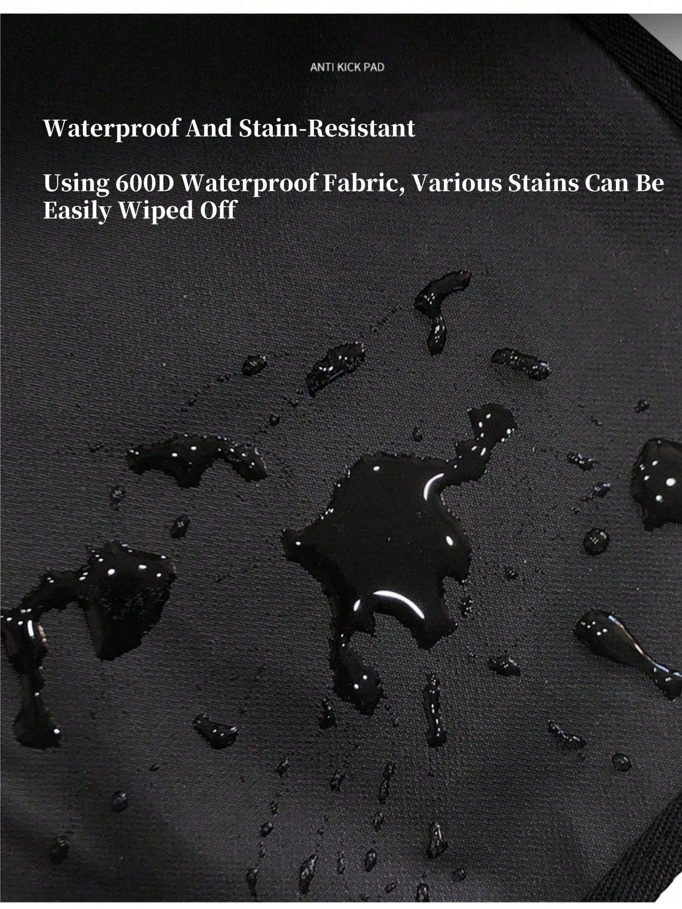 Car Seat Back Kick Mat- Car Interior Kick Mat, Anti-Wear, Anti-Stain, Anti-Dirt, Easy To Clean, Black, Car Seat Protection| Car Protection Products| Seat Covers, Rear Seat Covers