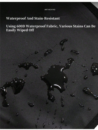 Car Seat Back Kick Mat- Car Interior Kick Mat, Anti-Wear, Anti-Stain, Anti-Dirt, Easy To Clean, Black, Car Seat Protection| Car Protection Products| Seat Covers, Rear Seat Covers