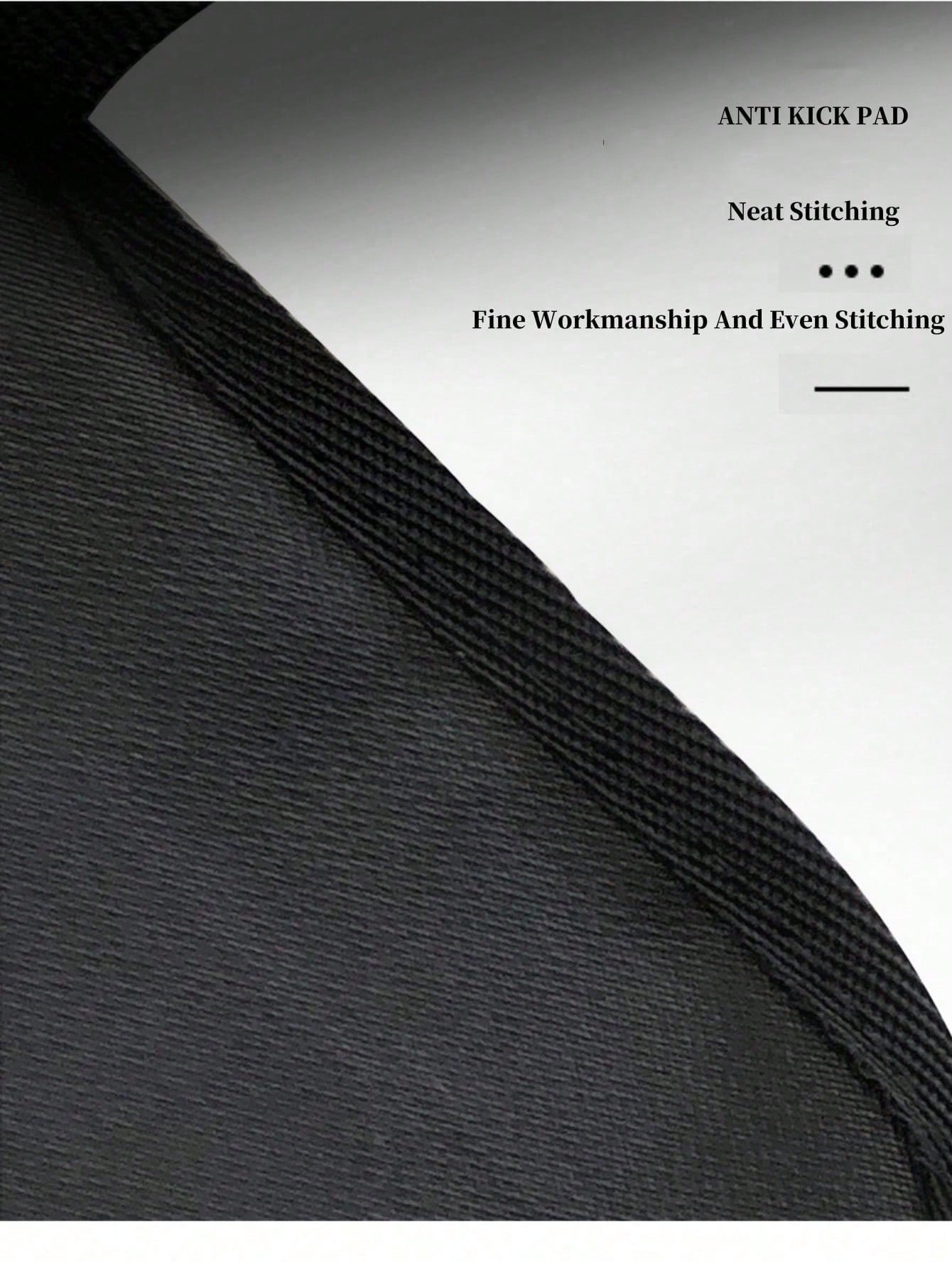 Car Seat Back Kick Mat- Car Interior Kick Mat, Anti-Wear, Anti-Stain, Anti-Dirt, Easy To Clean, Black, Car Seat Protection| Car Protection Products| Seat Covers, Rear Seat Covers