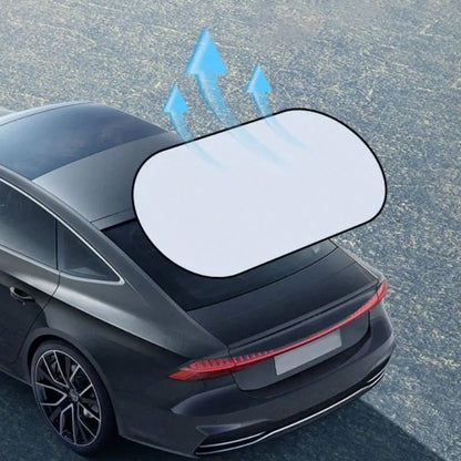 Car Sun Shade UV Protection Folding Auto Rear Window Sunshade Universal Car Window Visor With Suction Cups