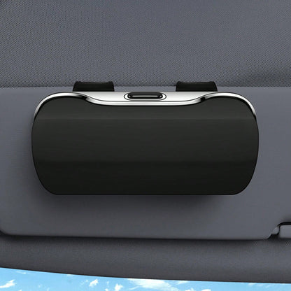 Car Sun Visor Sunglasses Holde Universal Auto Eyeglasses Organizer Box Fits All Glasses And Sunglasses