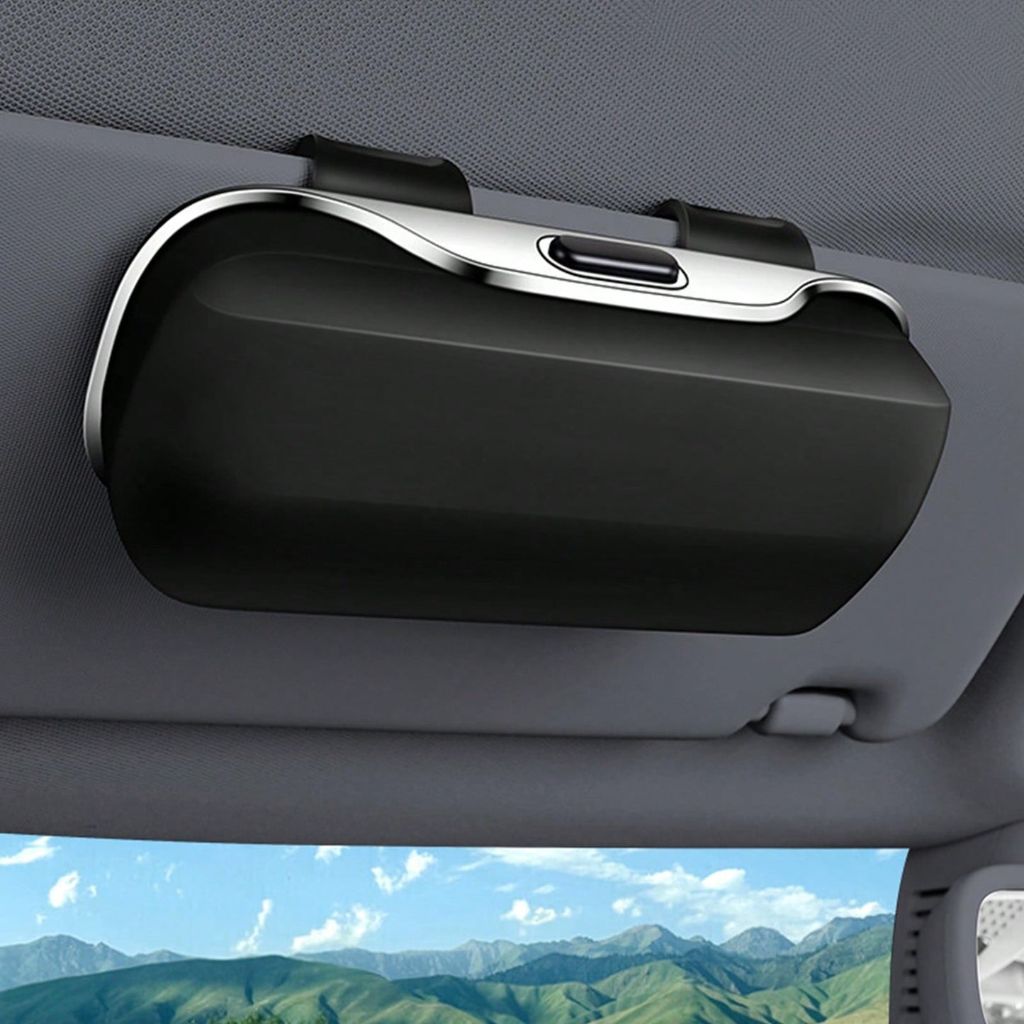 Car Sun Visor Sunglasses Holde Universal Auto Eyeglasses Organizer Box Fits All Glasses And Sunglasses