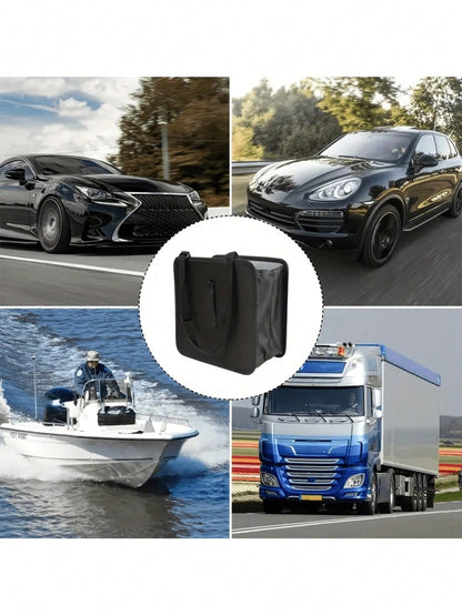 Car Trash Can- Armrest Hanging Trash Basket, 2 Gallon Waterproof Black Trash Bin- Suitable For Car Interior- Fits All Car Models- Multi-Functional Practical Car Interior Storage Bag