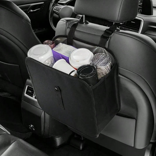 Car Trash Can, Leak-Proof Waterproof Garbage Can, Foldable Portable Car Trash Bag, Compact Car Trash Can, Designed For Organizing Trash And Keeping The Car Interior Clean During Travel
