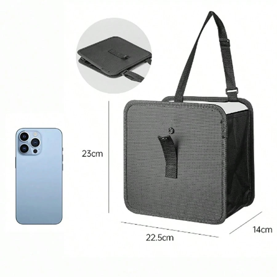 Car Trash Can, Leak-Proof Waterproof Garbage Can, Foldable Portable Car Trash Bag, Compact Car Trash Can, Designed For Organizing Trash And Keeping The Car Interior Clean During Travel