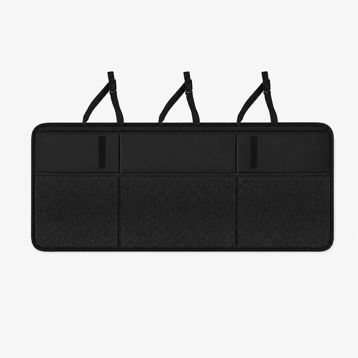 Car Trunk Seat Back Hanging Multi-Function Storage Bag, Large Capacity Partitioned Storage Mesh Pockets, Car Organizer Bag For SUV, Sedan, Travel, Camping, Daily Storage And Organization