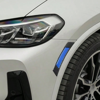 Car Wheel Arch Anti-Scratch Sticker, Carbon Fiber Pattern Design, Reflective Effect, Effectively Protects Against Scratches And Collisions