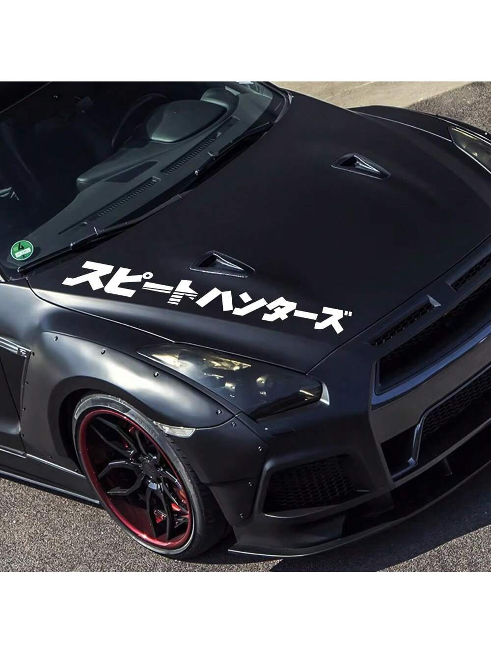 Car Windshield PVC Sticker Graphics Japanese Style Automobile Window Door Hood DIY Vinyl Decal Auto External Tuning Accessories