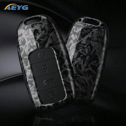 Carbon Fiber Style ABS Car Key Case Cover Compatible With Chery Tiggo 8 Pro Tiggo 8 Plus New 5 Plus 7 Pro Chery Tiggo 7 Pro Max Omoda 5 C5 Modod Protective Holder