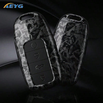 Carbon Fiber Style ABS Car Key Case Cover Compatible With Chery Tiggo 8 Pro Tiggo 8 Plus New 5 Plus 7 Pro Chery Tiggo 7 Pro Max Omoda 5 C5 Modod Protective Holder