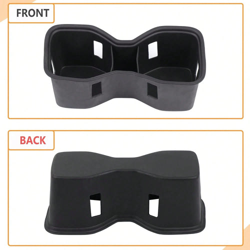 Center Console Cup Holder Inserts Compatible With 2022-2026 N/I/S/S/A/N Frontier, Non-Slip Cup Mat Organizer, Middle Armrest Drink Holder Protector Interior Accessories