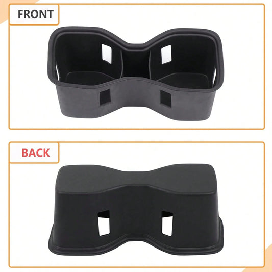 Center Console Cup Holder Inserts Compatible With 2022-2026 N/I/S/S/A/N Frontier, Non-Slip Cup Mat Organizer, Middle Armrest Drink Holder Protector Interior Accessories