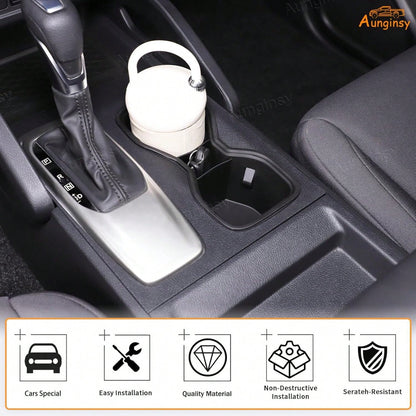 Center Console Cup Holder Inserts Compatible With 2022-2026 N/I/S/S/A/N Frontier, Non-Slip Cup Mat Organizer, Middle Armrest Drink Holder Protector Interior Accessories