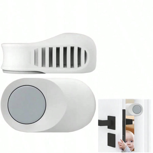Child Proof Door Pinch Guard – Adhesive Mounted Finger Protector Prevents Slamming & Sudden Closures, No-Tool Installation, Fits Most Standard Doors