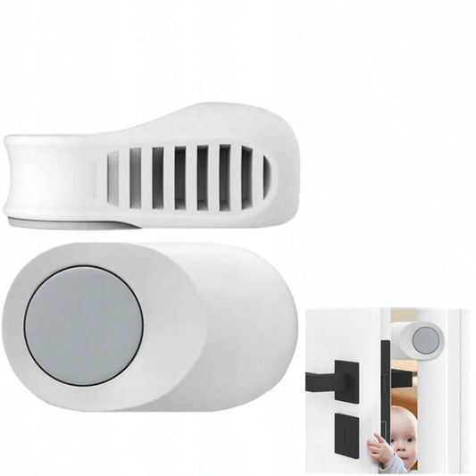 Child Proof Door Pinch Guard – Adhesive Mounted Finger Protector Prevents Slamming & Sudden Closures, No-Tool Installation, Fits Most Standard Doors