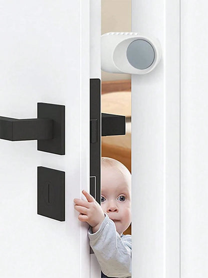 Child Proof Door Pinch Guard – Adhesive Mounted Finger Protector Prevents Slamming & Sudden Closures, No-Tool Installation, Fits Most Standard Doors