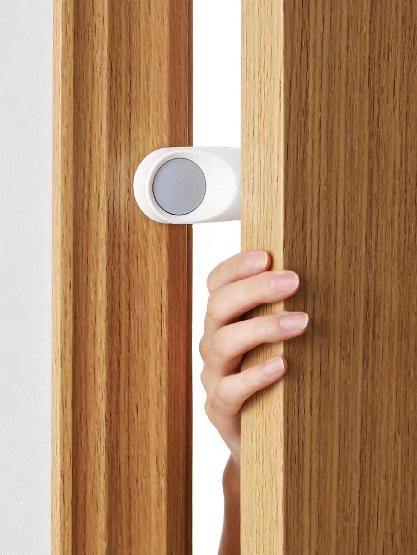 Child Proof Door Pinch Guard – Adhesive Mounted Finger Protector Prevents Slamming & Sudden Closures, No-Tool Installation, Fits Most Standard Doors